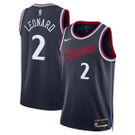Баскетбольная джерси Kawhi Leonard LA Clippers Swingman Icon Edition Blue