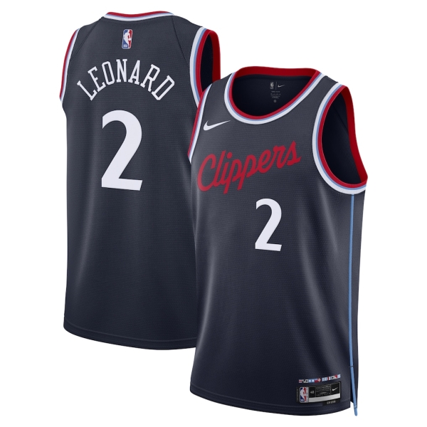 Баскетбольная джерси Kawhi Leonard LA Clippers Swingman Icon Edition Blue