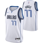 Баскетбольная джерси Luka Doncic 2021 Dallas Mavericks White Nike