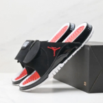 СЛАНЦЫ NIKE JORDAN HYDRO IV RETRO черно-красный-купить-в-time2win.ru