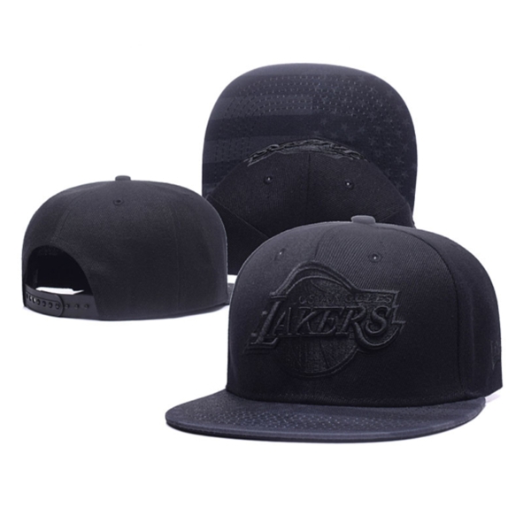 Снэпбэк Los Angeles Lakers Total Black